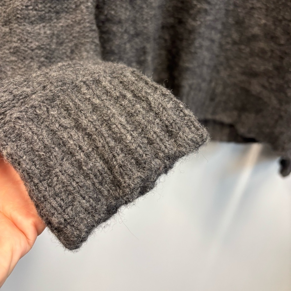 Banana Republic Men’s Large Sweater Cowl Neck Gray - Picture 8 of 12